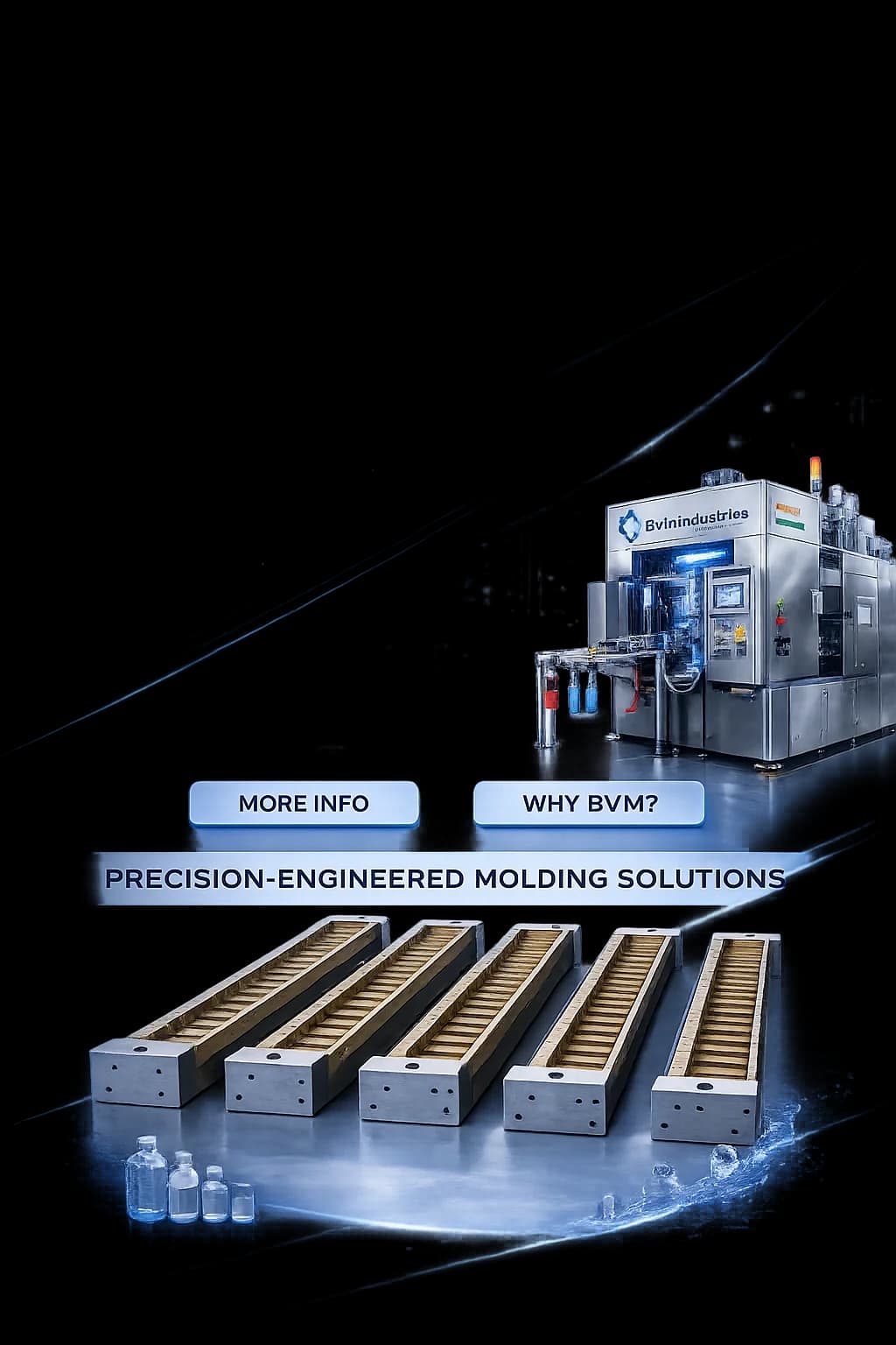 BVM Industries precision pharmaceutical bottles produced by Blow-Fill-Seal technology